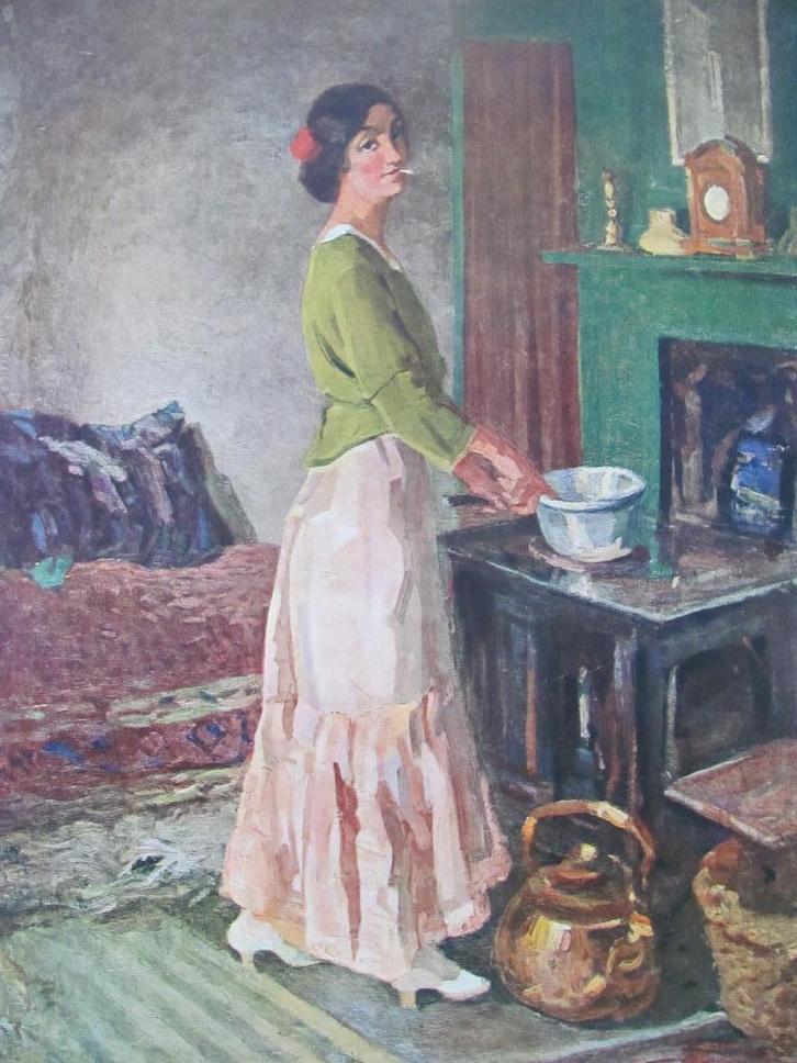 W.F.A.I. Vaarzon Morel - prent uit 1927, Verzamelen, Foto's en Prenten, Gebruikt, Prent, Overige onderwerpen, Voor 1940, Ophalen of Verzenden