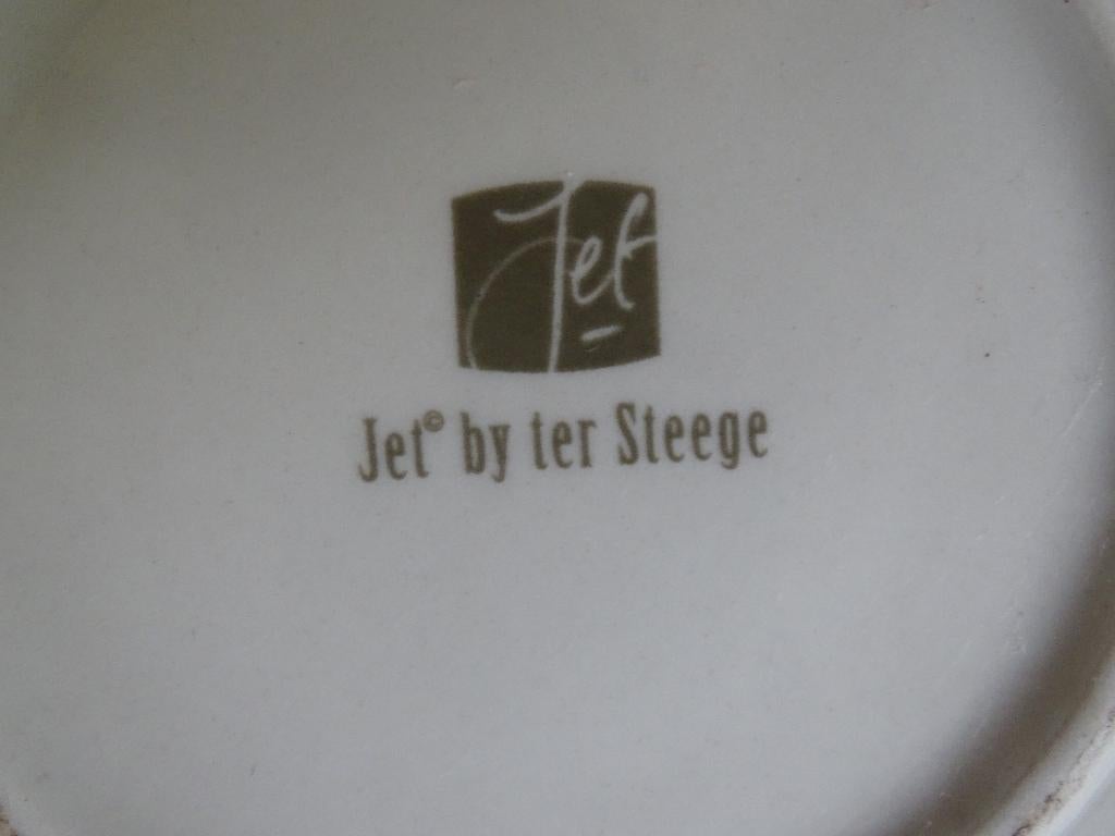 1x Schaal, Jet (by Ter Steege), GERANIUM, zo goed als nieuw, Ophalen of Verzenden, Overige stijlen, Aardewerk, Schaal of Schalen