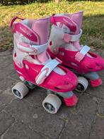 Nijdam junior rolschaatsen 30-33 roze, Ophalen, Kinderen, Verstelbaar, Gebruikt