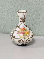 Vintage Miniatuur Bud Vaas met Rose design antiek Artlyns, Antiek en Kunst, Ophalen of Verzenden