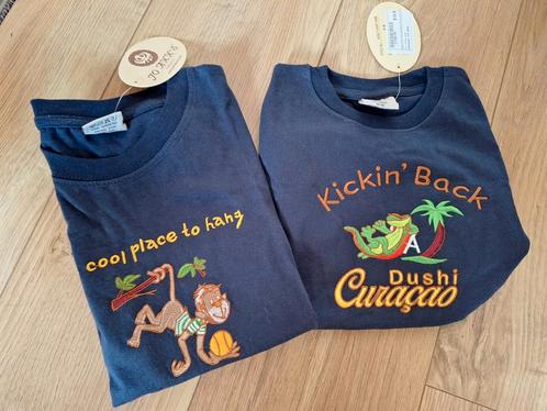 Twee T-shirts 100% katoen donkerblauw kinderen, Kinderen en Baby's, Kinderkleding | Kinder-kledingpakketten, Nieuw, Ophalen of Verzenden