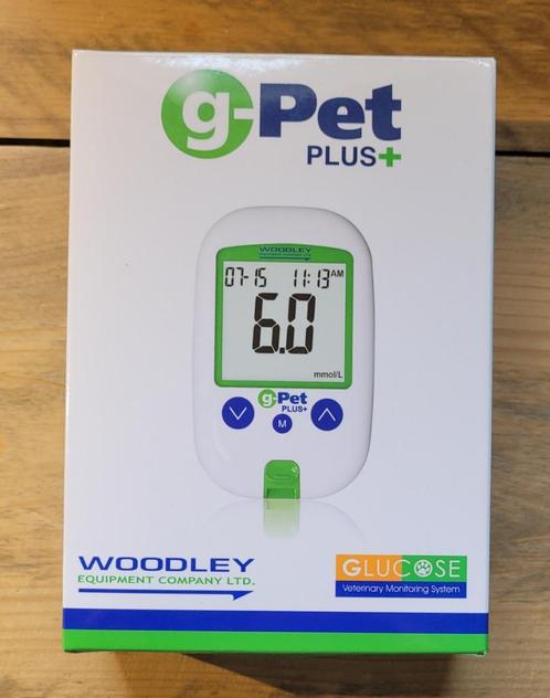 G-Pet Plus Glucosemeter + prikpen + diverse naaldjes, Dieren en Toebehoren, Katten-accessoires, Zo goed als nieuw, Ophalen