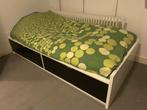 Eenpersoons ikea bed 90x200cm met opbergruimte, Ophalen, 90 cm, Eenpersoons, Wit