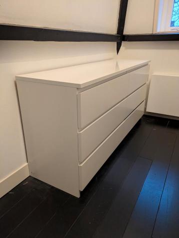 IKEA MALM ladekast wit - 6 lades - afbeelding 1