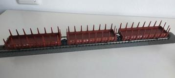 3 Märklin Rongenwagons met losse rongen beschikbaar voor biedingen