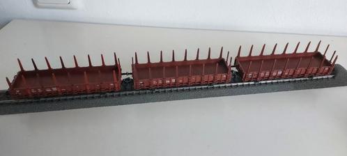 3 Märklin Rongenwagons met losse rongen, Hobby en Vrije tijd, Modeltreinen | H0, Zo goed als nieuw, Wagon, Wisselstroom, Märklin