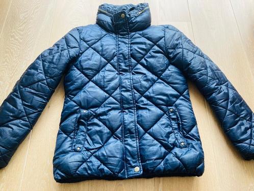 Blauwe jas van Tommy HIlfiger mt. 146/152, Kinderen en Baby's, Kinderkleding | Maat 146, Zo goed als nieuw, Meisje, Jas, Ophalen of Verzenden