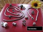 Tedora * ketting / armband / kettinghanger / bedels *, Ophalen of Verzenden, Zo goed als nieuw, Zilver, Tedora