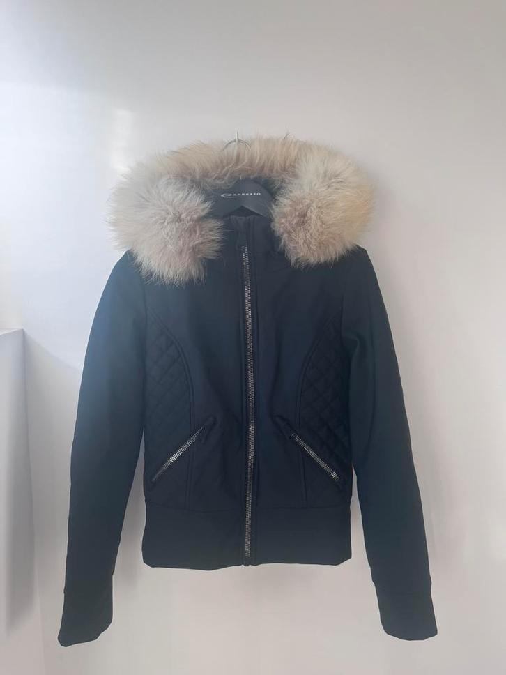 Goldbergh ski jas - zwart maat 36, Kleding | Dames, Wintersportkleding, Gedragen, Jack, Maat 36 (S), Verzenden