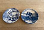 2 mooie vintage wandbordjes Royal Sphinx Delfts Blauw, Ophalen of Verzenden, Zo goed als nieuw