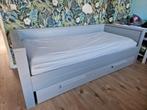Woood bed Dennis, Ophalen, 85 tot 100 cm, Zo goed als nieuw, Matras
