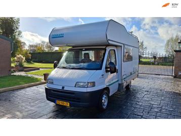 Fiat 230 4 pers BED Douche toilet keuken Unieke Camper APK I