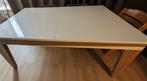 hoogglans eettafel uitschuifbaar, Huis en Inrichting, Tafels | Eettafels, Ophalen, 50 tot 100 cm, 150 tot 200 cm, Zo goed als nieuw
