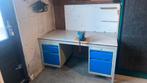 Bureau/werkbank en bankschroef, Doe-het-zelf en Verbouw, Ophalen of Verzenden, Gebruikt, 120 tot 170 cm, Bankschroef
