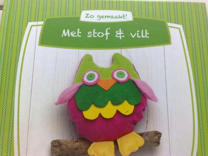 Zo gemaakt! Met stof & vilt, Boeken, Hobby en Vrije tijd, Verzenden