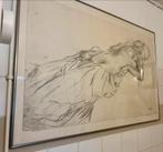 Schilderij chroom liggend naakt Degas, Ophalen