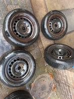 Set stalen velgen+banden Suzuki Swift 15 inch 185/65/R15, Auto-onderdelen, Banden en Velgen, 15 inch, Banden en Velgen, Zomerbanden