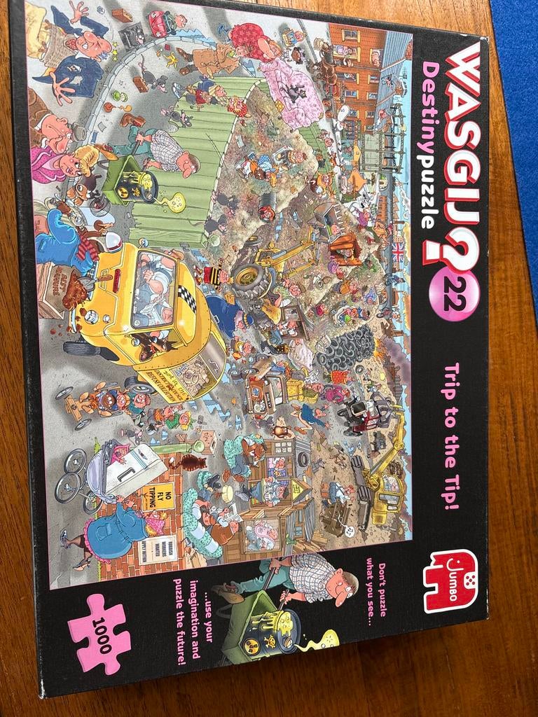 Wasgij Trip to the tip!, Ophalen, 500 t/m 1500 stukjes, Zo goed als nieuw, Legpuzzel