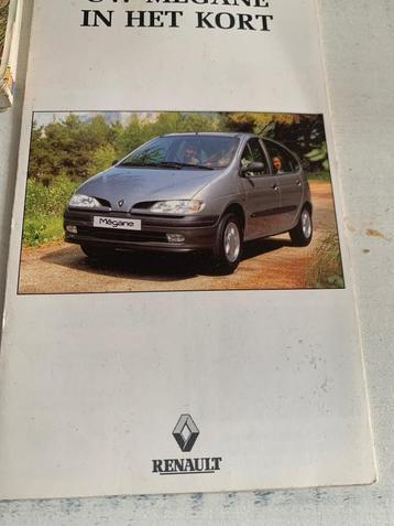 Drie handleiding /instructie boekjes Renault  Megane  Scenic beschikbaar voor biedingen