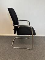 Vergaderstoelen Beta Be10 stapelbaar zwart chroom, Gebruikt