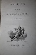 Poëzy van Mr. Isaac da Costa. Eerste deel (1821), Ophalen of Verzenden