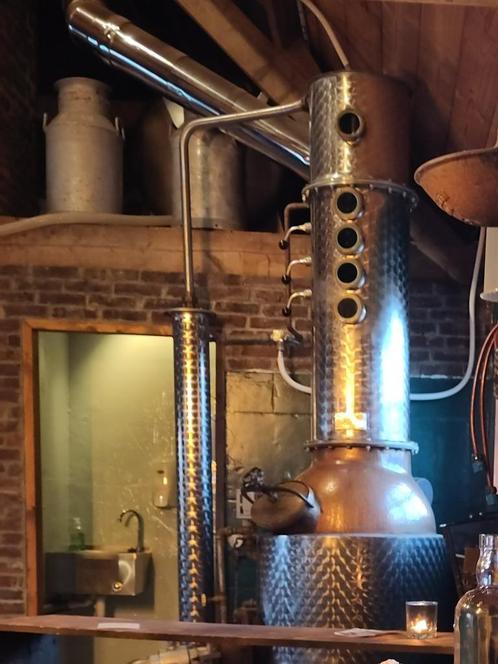 Koperen distilleerketel met kolom (143 liter), Witgoed en Apparatuur, Overige Witgoed en Apparatuur, Gebruikt, Ophalen
