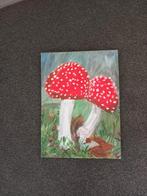 schilderij op canvas., Ophalen