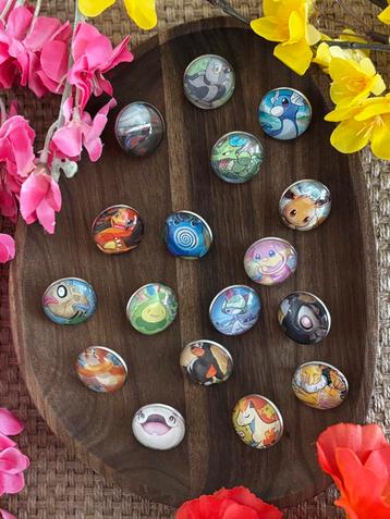 Schattige Pokemon Buttons - Veel keuze beschikbaar voor biedingen