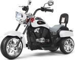 Elektrische Motorfiets Trike Driewieler Vanaf 3 jaar. Wit, Ophalen of Verzenden, Nieuw