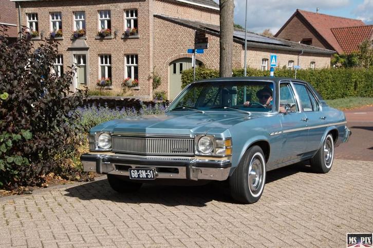 Buick Skylark 3.8 AUT 1977 Blauw, Auto's, Buick, Particulier, Skylark, Benzine, Sedan, Automaat, Origineel Nederlands, Blauw, Blauw