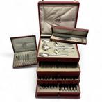Wellner cassette met bestek, model Mozart, Antiek en Kunst, Antiek | Bestek, Ophalen of Verzenden