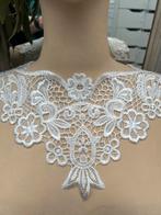 2 x Opzet Kraag Kant - Jurk/Blouse, wit, bijzonder, Antiek en Kunst, Ophalen of Verzenden