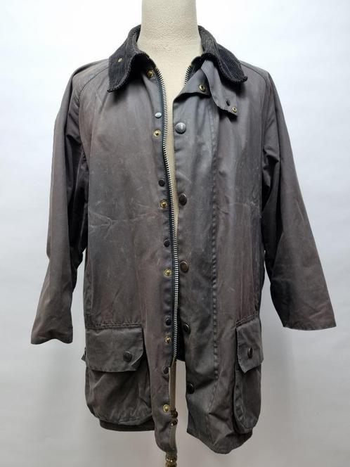 Barbour Beaufort wax jas, maat 52, Kleding | Heren, Jassen | Winter, Gedragen, Maat 52/54 (L), Zwart, Ophalen