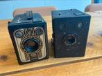 2 vintage camera’s met opbergkoffertje, Verzamelen, Fotografica en Filmapparatuur, Ophalen of Verzenden, Fototoestel