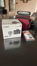 Nieuw in doos Canon EOS M50 zwart + 15-45mm IS STM Super Kit, Ophalen, Spiegelreflex, Canon, Zo goed als nieuw