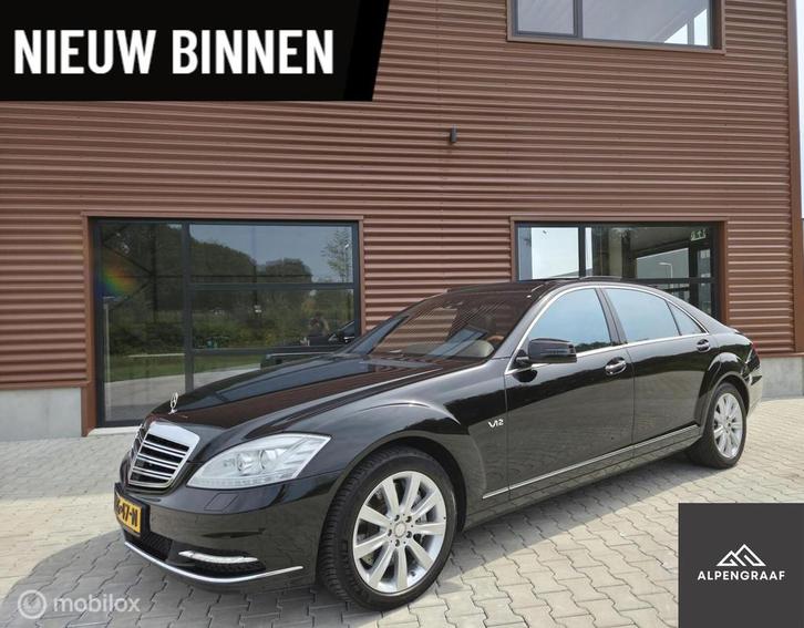 Mercedes S-klasse S600 Lang V12 Pano|Memory|Bomvol! Complete, Auto's, Mercedes-Benz, Bedrijf, Te koop, S-Klasse, ABS, Achteruitrijcamera