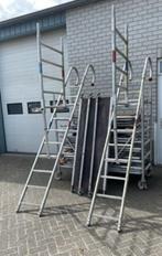 Layher dak / schoorsteensteiger en NIEUWE Gootkapstaanders, Ophalen, Nieuw