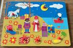 LEUKE HOUTEN SINTERKLAAS LEGPUZZEL MET DIVERSE STUKJES, Ophalen of Verzenden, Zo goed als nieuw