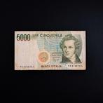 5000 lira Italië #066, Verzenden, Italië, Los biljet