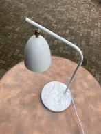 Stijlvolle bureaulamp, marmeren voet (garageight), Ophalen of Verzenden, Zo goed als nieuw, Metaal, Minder dan 100 cm