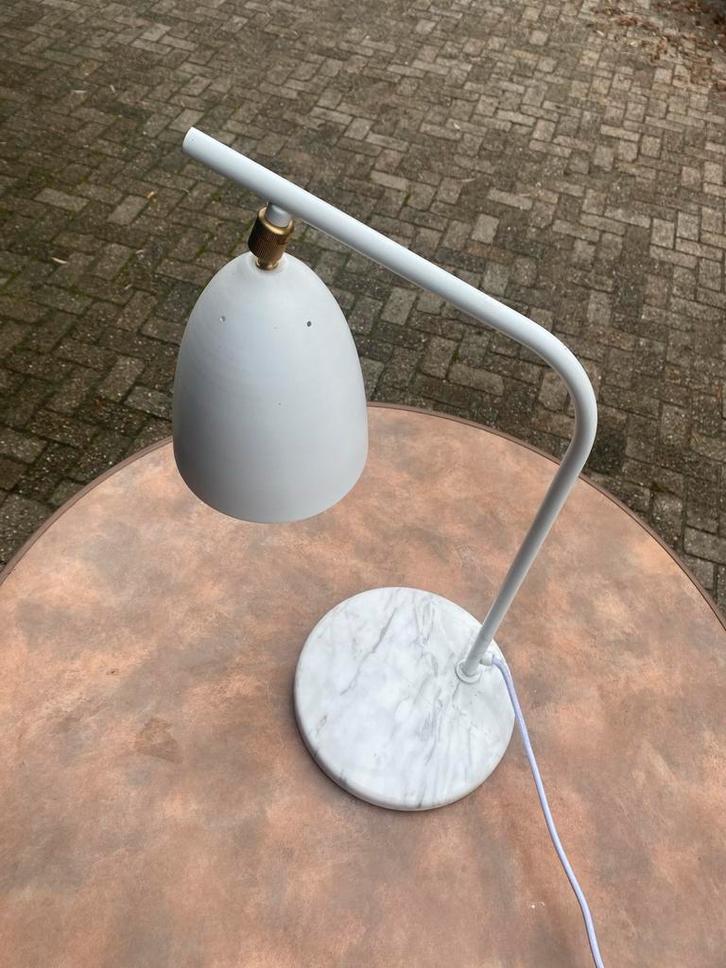 Stijlvolle bureaulamp, marmeren voet (garageight), Huis en Inrichting, Lampen | Vloerlampen, Zo goed als nieuw, Minder dan 100 cm