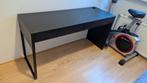 MICKE Bureau Ikea, zwartbruin, 142x50, Ophalen, Zo goed als nieuw