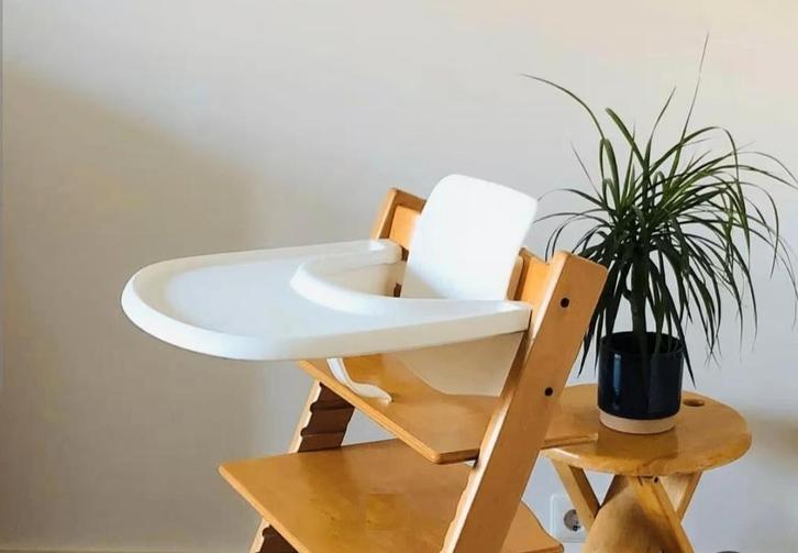 Baby set + Tafelblad Wit - voor op Stokke Tripp Trapp Tray, Kinderen en Baby's, Kinderstoelen, Meegroeistoel, Stoelverkleiner