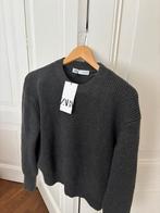 Zara grijze knitted sweater, antraciet kabeltrui maat M/L, Maat 38/40 (M), Zara, Nieuw, Ophalen of Verzenden