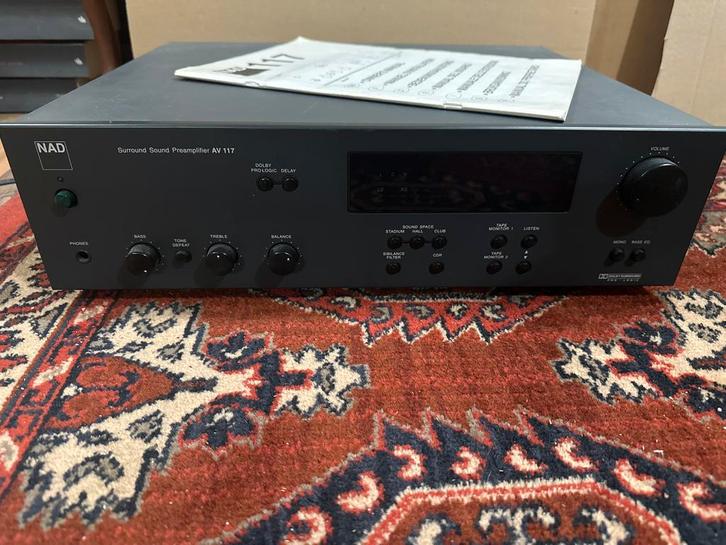 NAD AV117 Surround Sound Voorversterker, Audio, Tv en Foto, Versterkers en Receivers, Gebruikt, Overige systemen, Ophalen