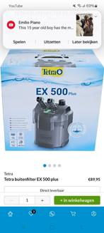 Aquarium pomp Tetra ex 500, Dieren en Toebehoren, Vissen | Aquaria en Toebehoren, Ophalen of Verzenden, Gebruikt, Filter of Co2