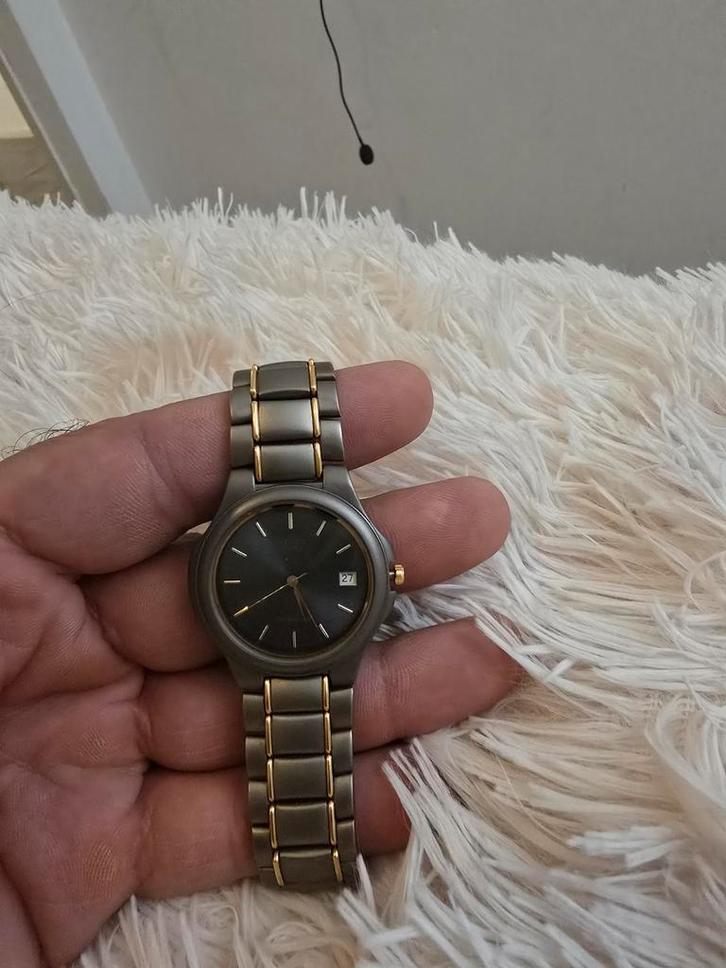 Citizen Quartz Titanium Horloge - Klassieker!, Sieraden, Tassen en Uiterlijk, Horloges | Heren, Ophalen of Verzenden