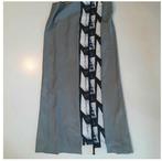 vintage ann demeulemeester rok upcycled met stof NotThatSexy, Maat 38/40 (M), Ophalen of Verzenden, Gedragen, Onder de knie