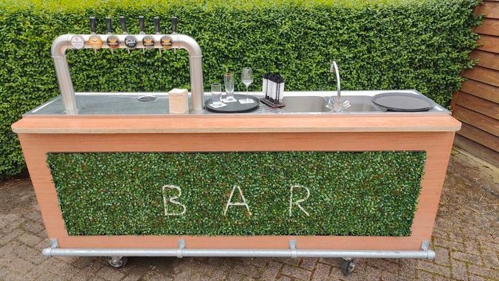 Mobiele Bar met 6 Tapkranen, Witgoed en Apparatuur, Thuistaps, Gebruikt, Ophalen of Verzenden