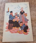 Nederlands gezin in klederdracht aan de waterkant, Verzenden, 1940 tot 1960, Ongelopen, Klederdracht